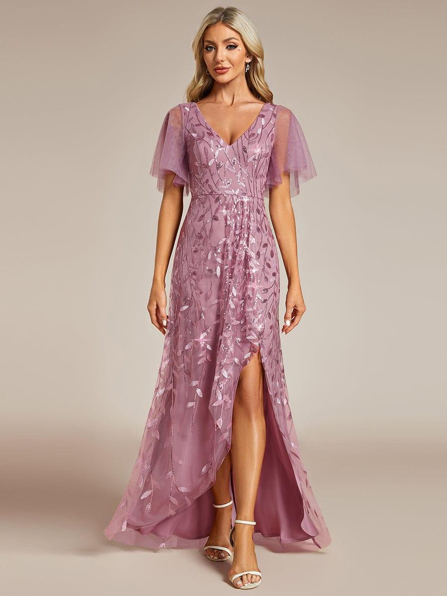 ever ALIX|V-Neck Sequined Mother of The Bride Dresses - Image 55