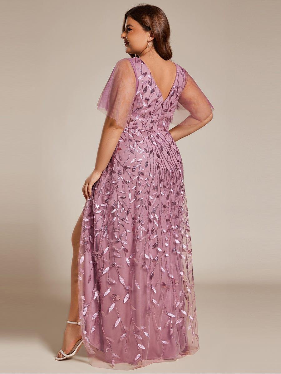 ever ALIX|V-Neck Sequined Mother of The Bride Dresses - Image 57