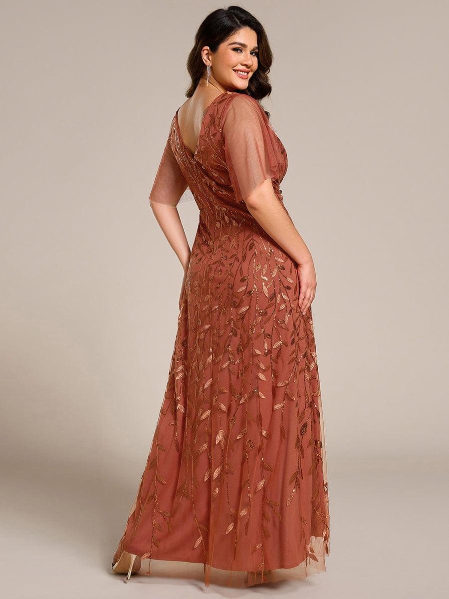 ever ALIX|V-Neck Sequined Mother of The Bride Dresses - Image 65