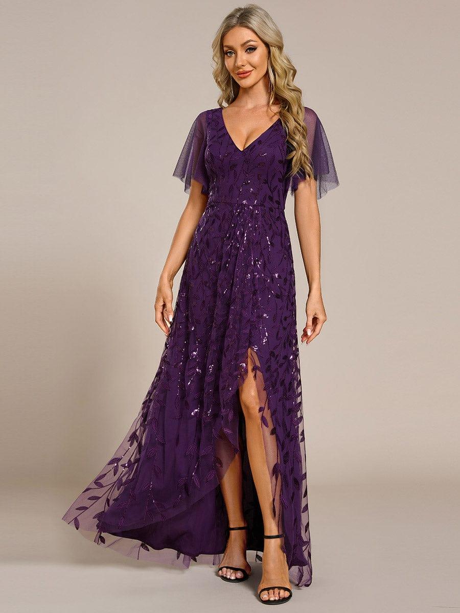 ever ALIX|V-Neck Sequined Mother of The Bride Dresses - Image 72