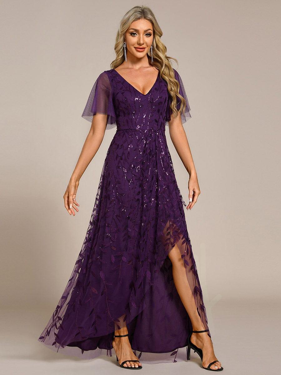 ever ALIX|V-Neck Sequined Mother of The Bride Dresses - Image 73