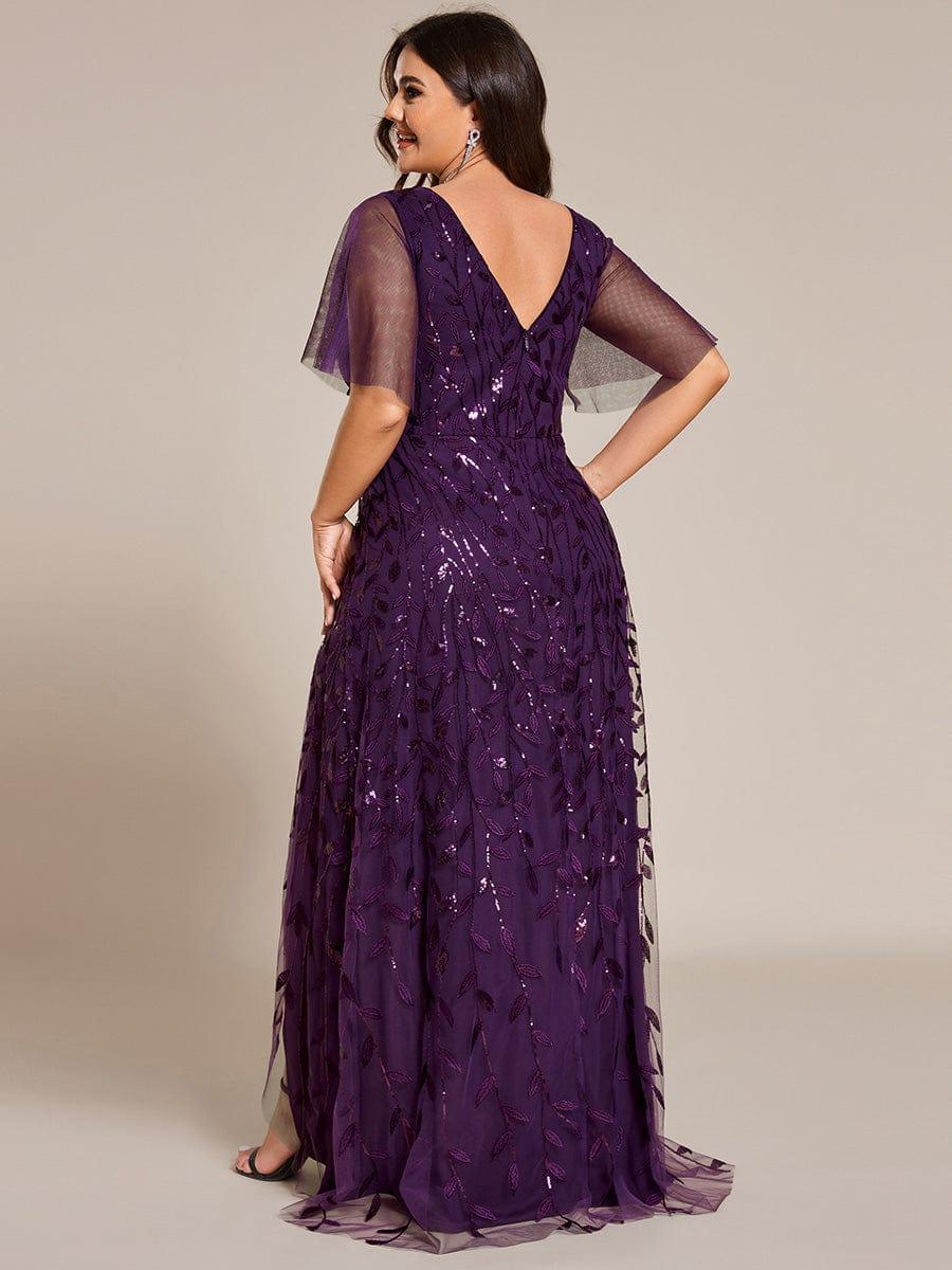ever ALIX|V-Neck Sequined Mother of The Bride Dresses - Image 75
