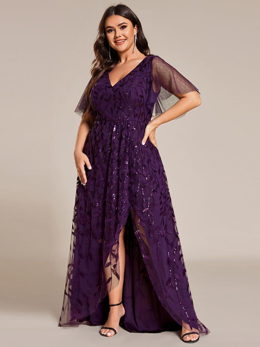 ever ALIX|V-Neck Sequined Mother of The Bride Dresses - Image 77