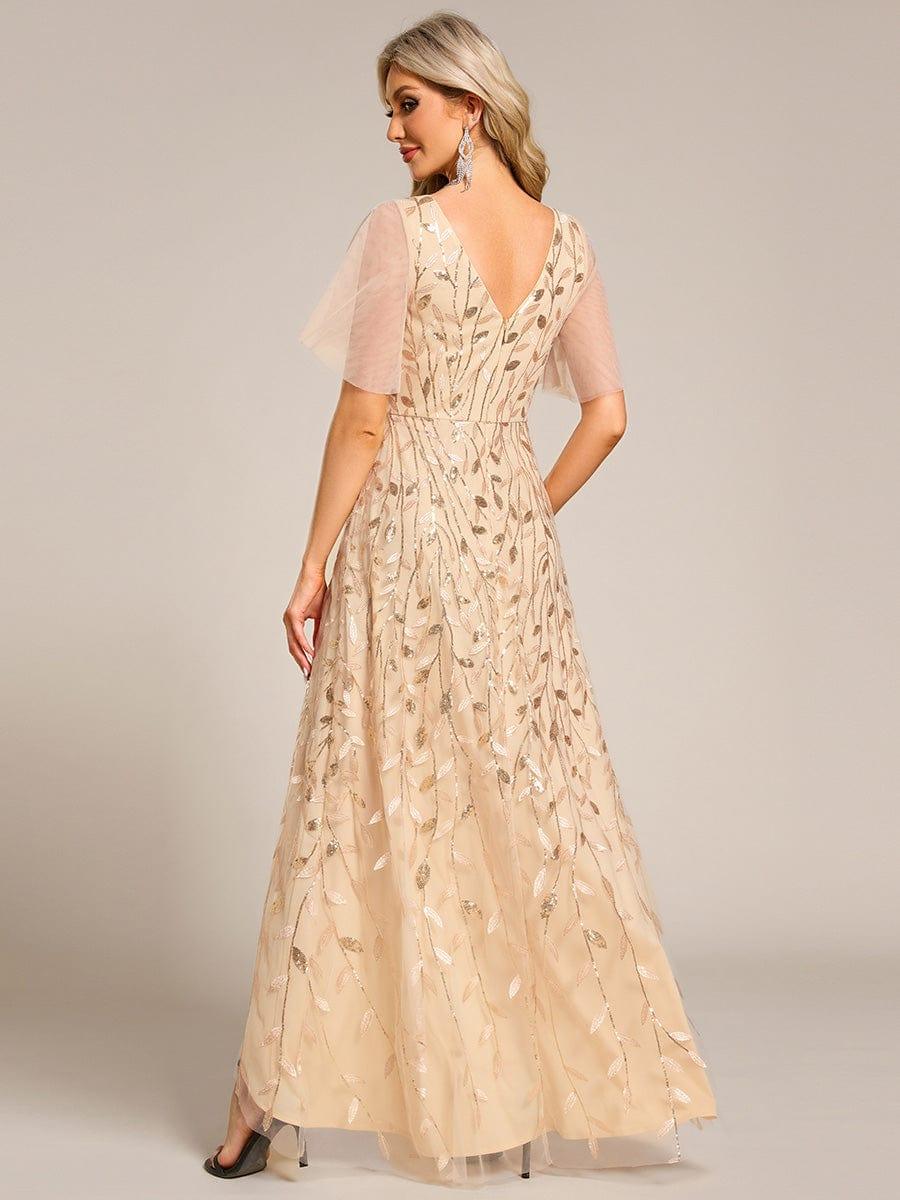 ever ALIX|V-Neck Sequined Mother of The Bride Dresses - Image 80