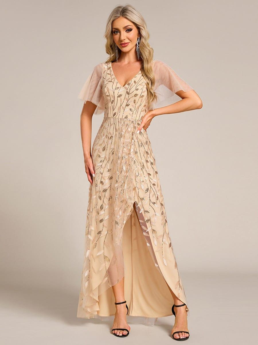 ever ALIX|V-Neck Sequined Mother of The Bride Dresses - Image 83