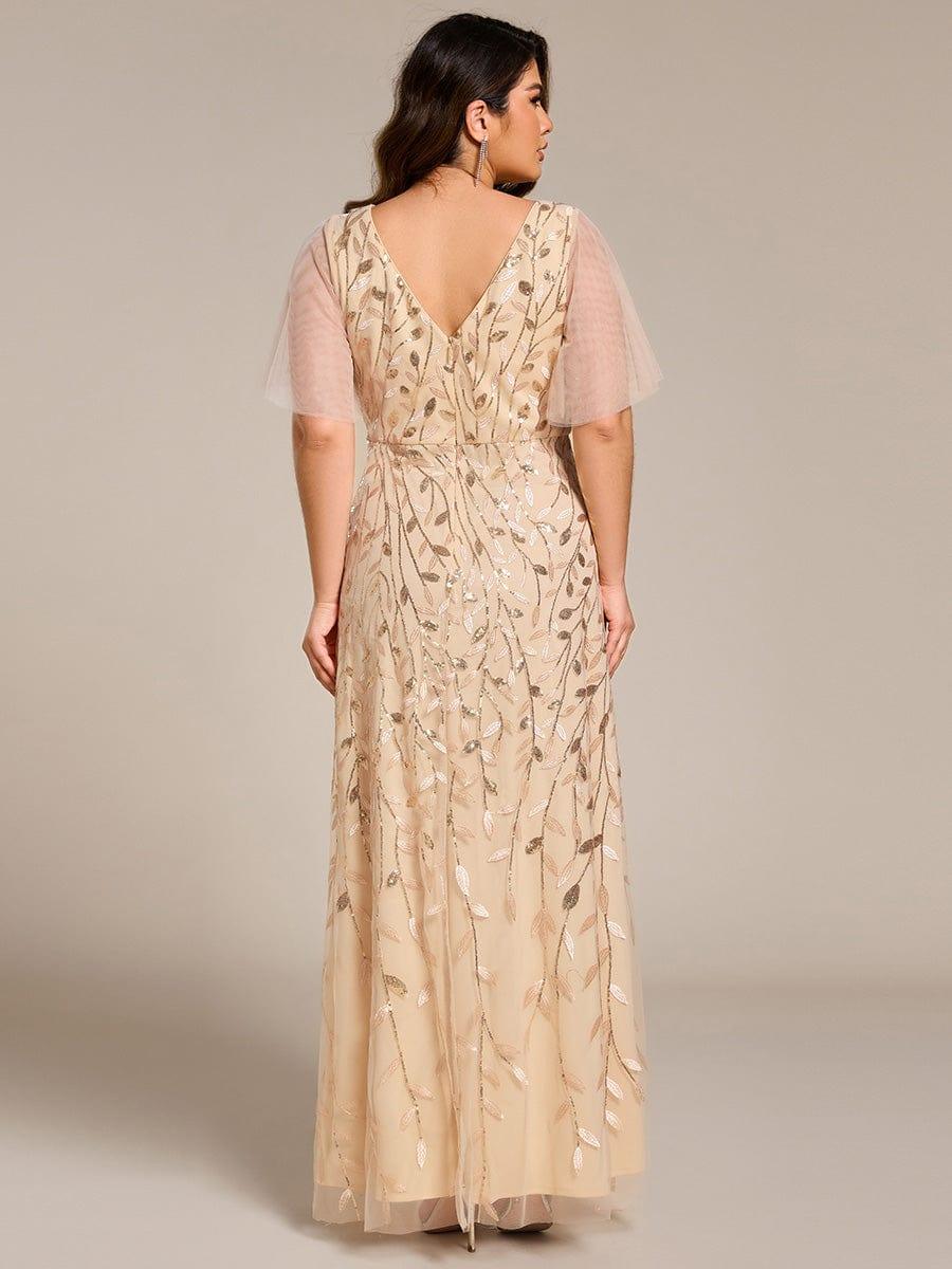 ever ALIX|V-Neck Sequined Mother of The Bride Dresses - Image 85