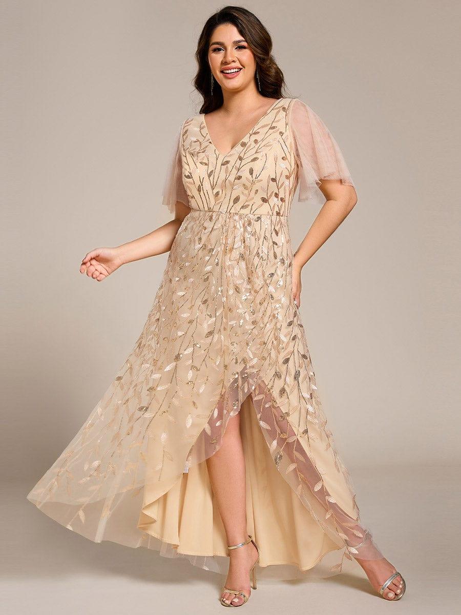 ever ALIX|V-Neck Sequined Mother of The Bride Dresses - Image 88