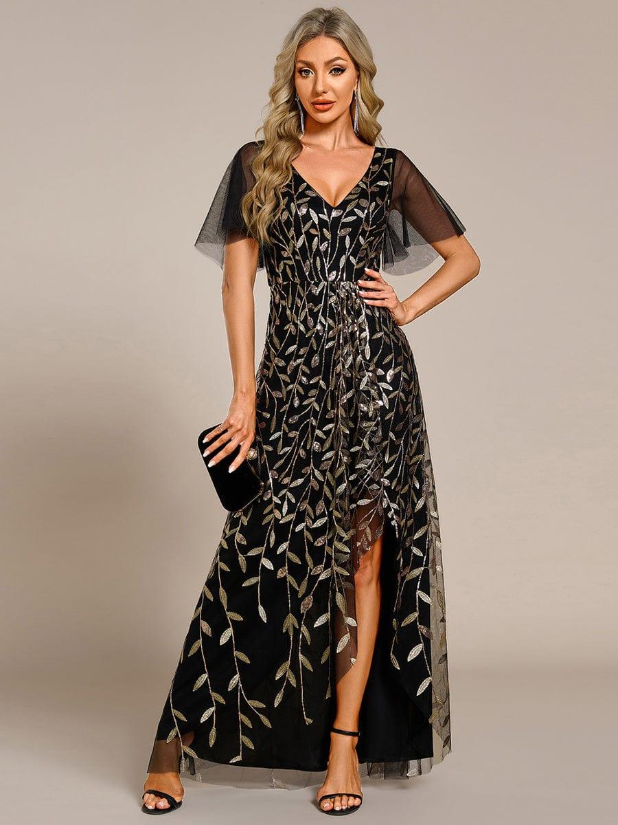 ever ALIX|V-Neck Sequined Mother of The Bride Dresses - Image 93