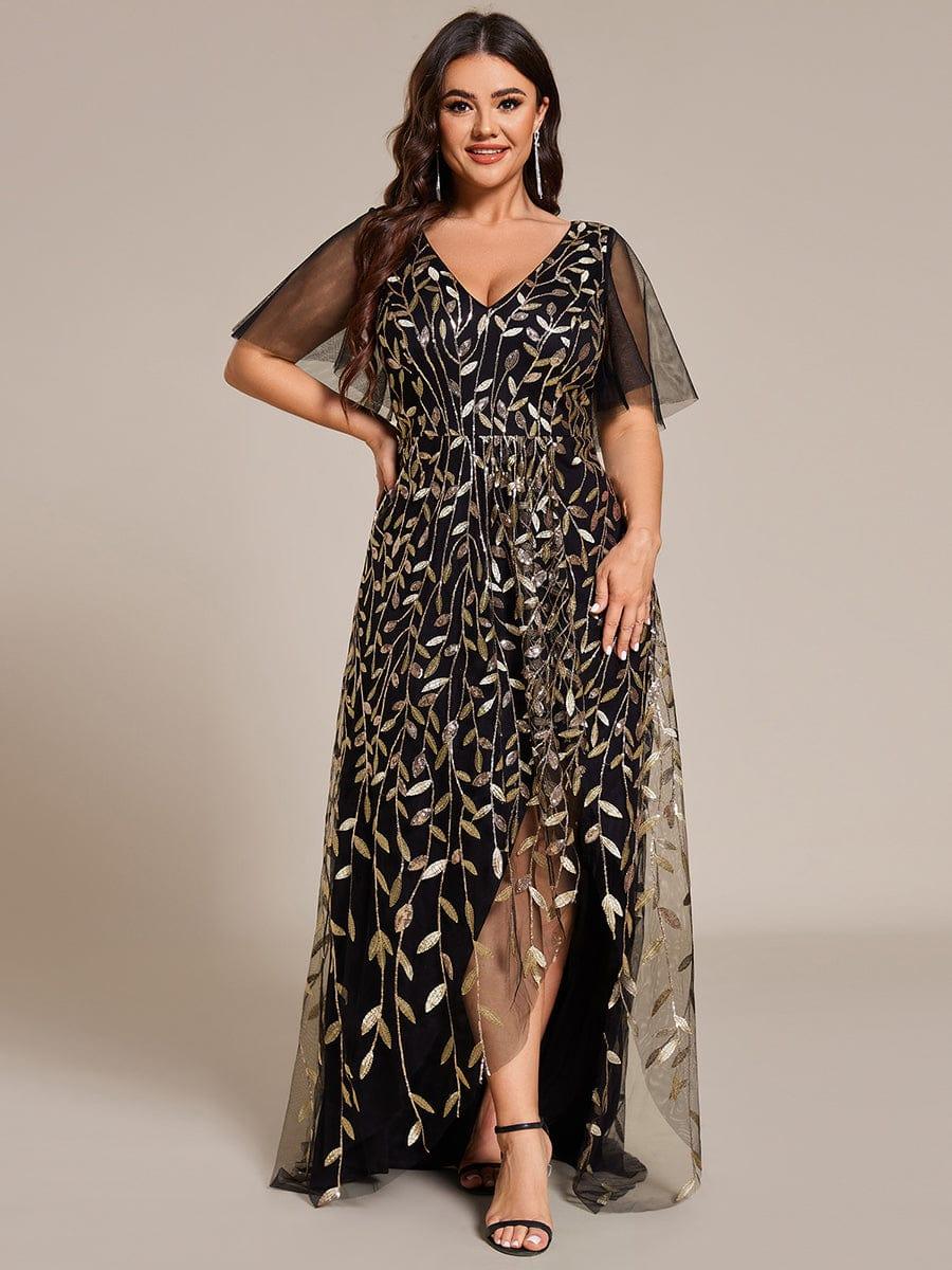 ever ALIX|V-Neck Sequined Mother of The Bride Dresses - Image 98