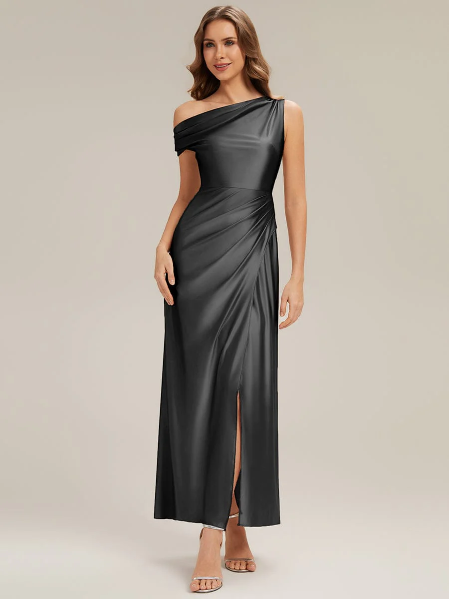 ever OPAL|Convertible Satin Drop Shoulder Sleeve Wedding Guest Dress - Image 26