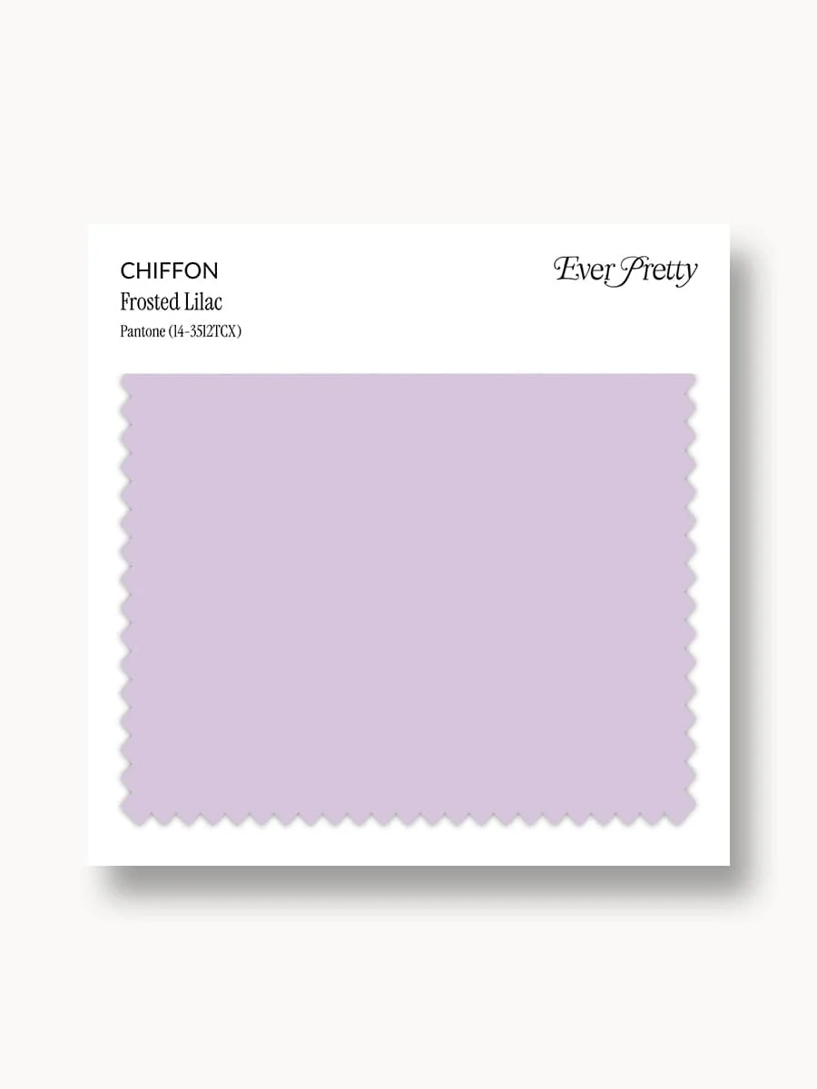 Ever-Pretty Chiffon Swatch Frosted Lilac