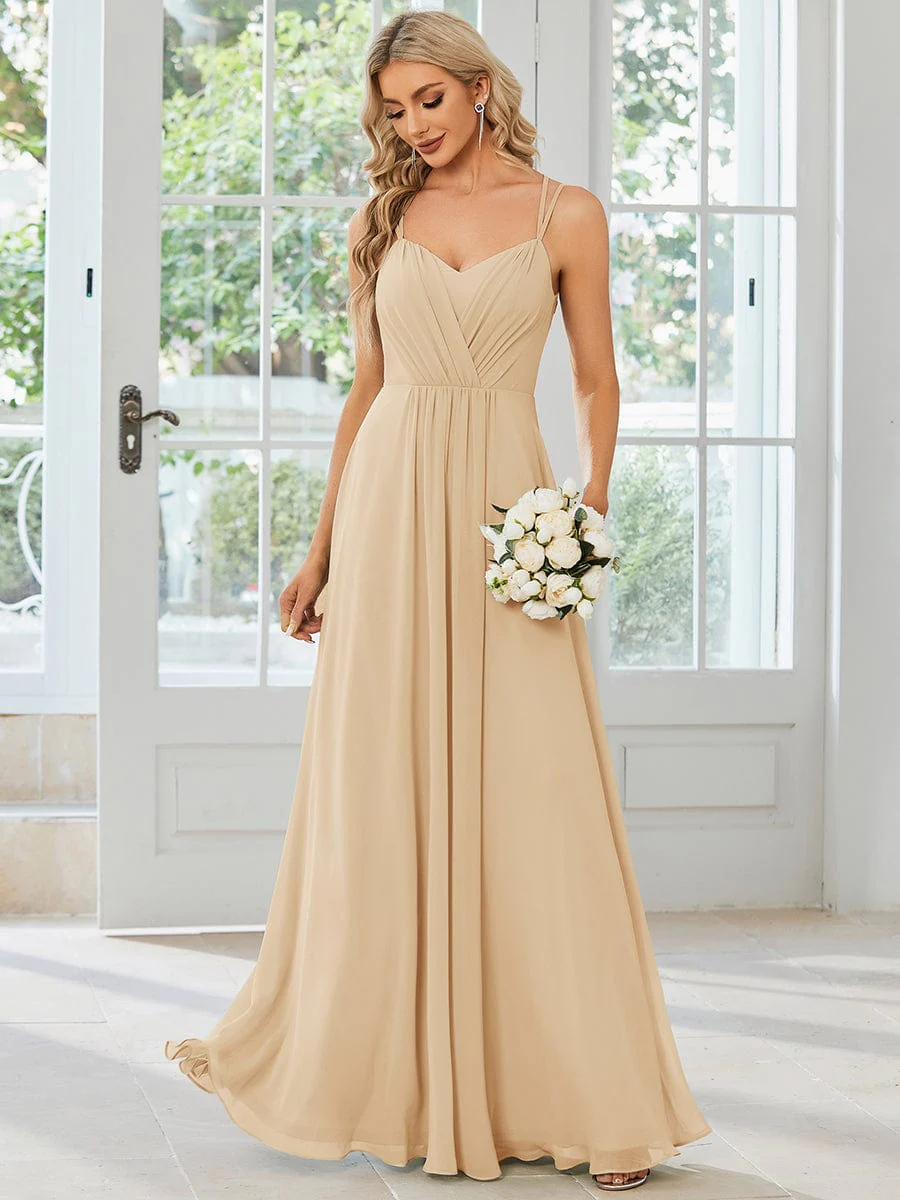 ever RUBY|Multiway Chiffon and Lace Open Back Bridesmaid Dress with Spaghetti Straps (Final Sale) - Image 102