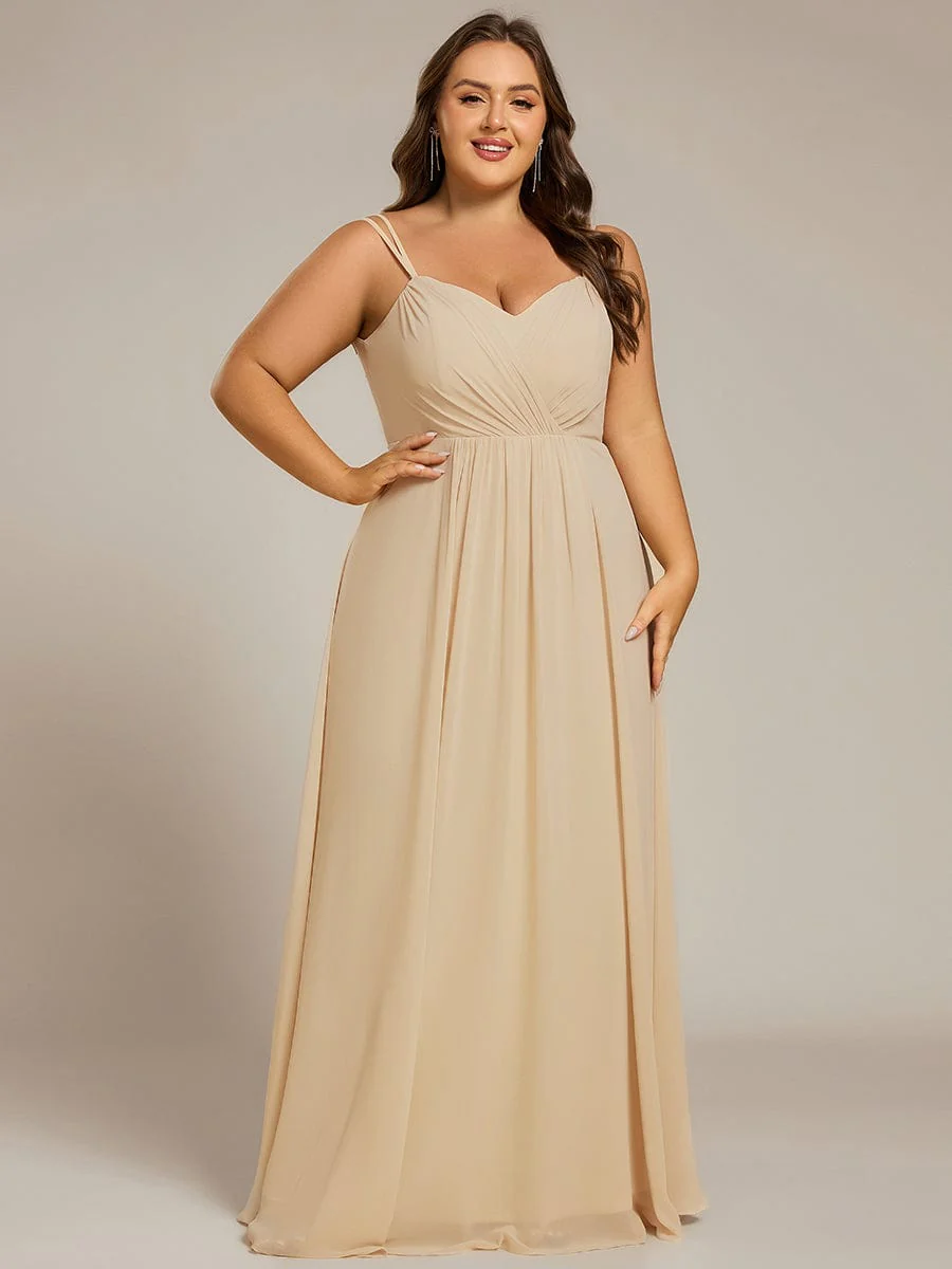 ever RUBY|Multiway Chiffon and Lace Open Back Bridesmaid Dress with Spaghetti Straps (Final Sale) - Image 104