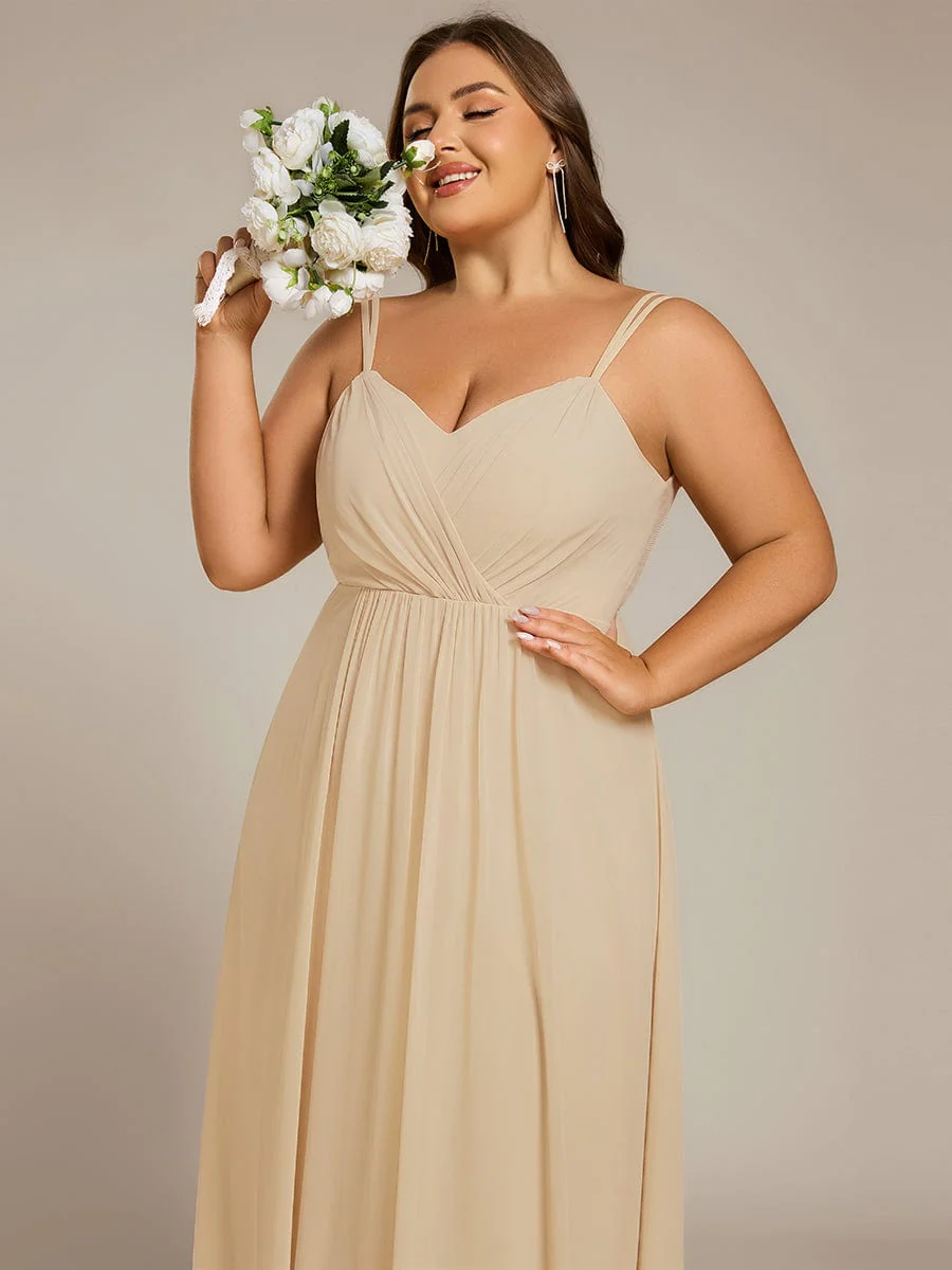 ever RUBY|Multiway Chiffon and Lace Open Back Bridesmaid Dress with Spaghetti Straps (Final Sale) - Image 106