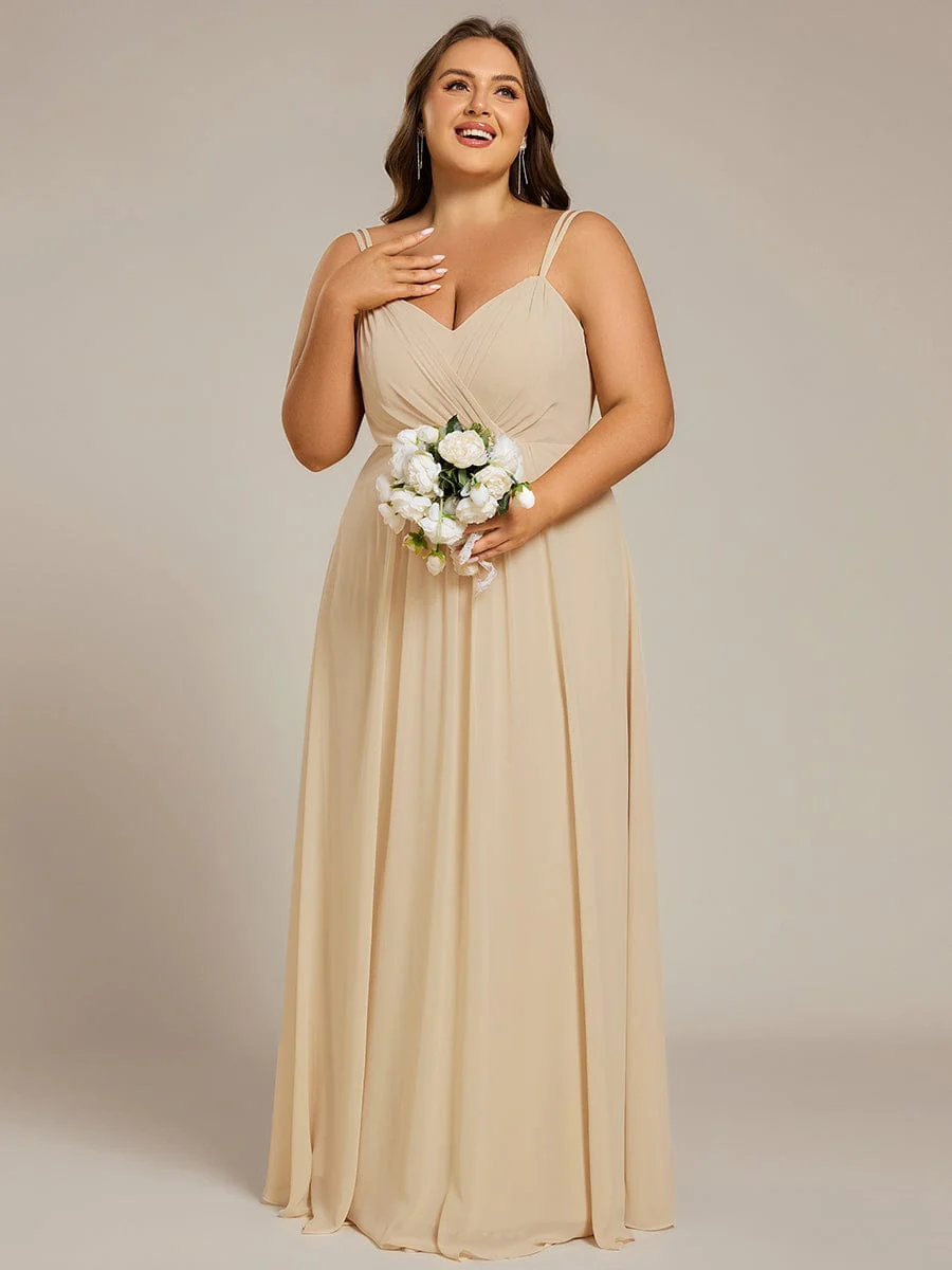 ever RUBY|Multiway Chiffon and Lace Open Back Bridesmaid Dress with Spaghetti Straps (Final Sale) - Image 107