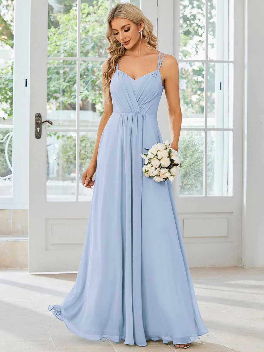 ever RUBY|Multiway Chiffon and Lace Open Back Bridesmaid Dress with Spaghetti Straps (Final Sale) - Image 112