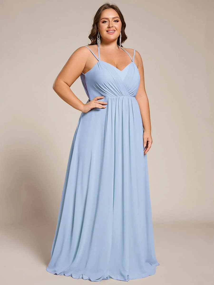 ever RUBY|Multiway Chiffon and Lace Open Back Bridesmaid Dress with Spaghetti Straps (Final Sale) - Image 116