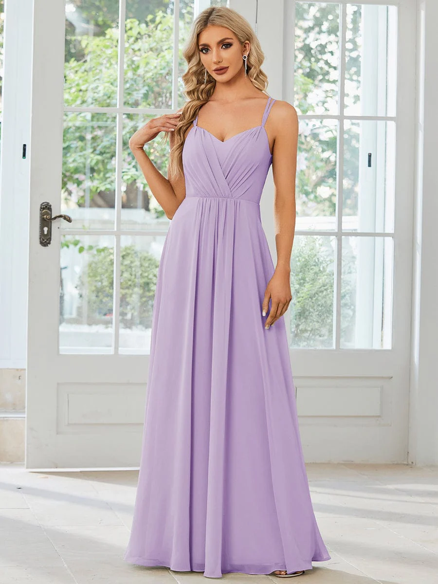 ever RUBY|Multiway Chiffon and Lace Open Back Bridesmaid Dress with Spaghetti Straps (Final Sale) - Image 121