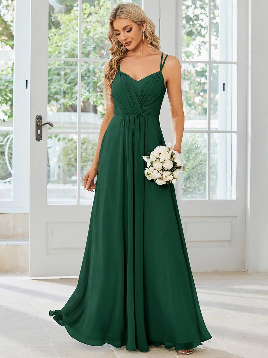 ever RUBY|Multiway Chiffon and Lace Open Back Bridesmaid Dress with Spaghetti Straps (Final Sale) - Image 23