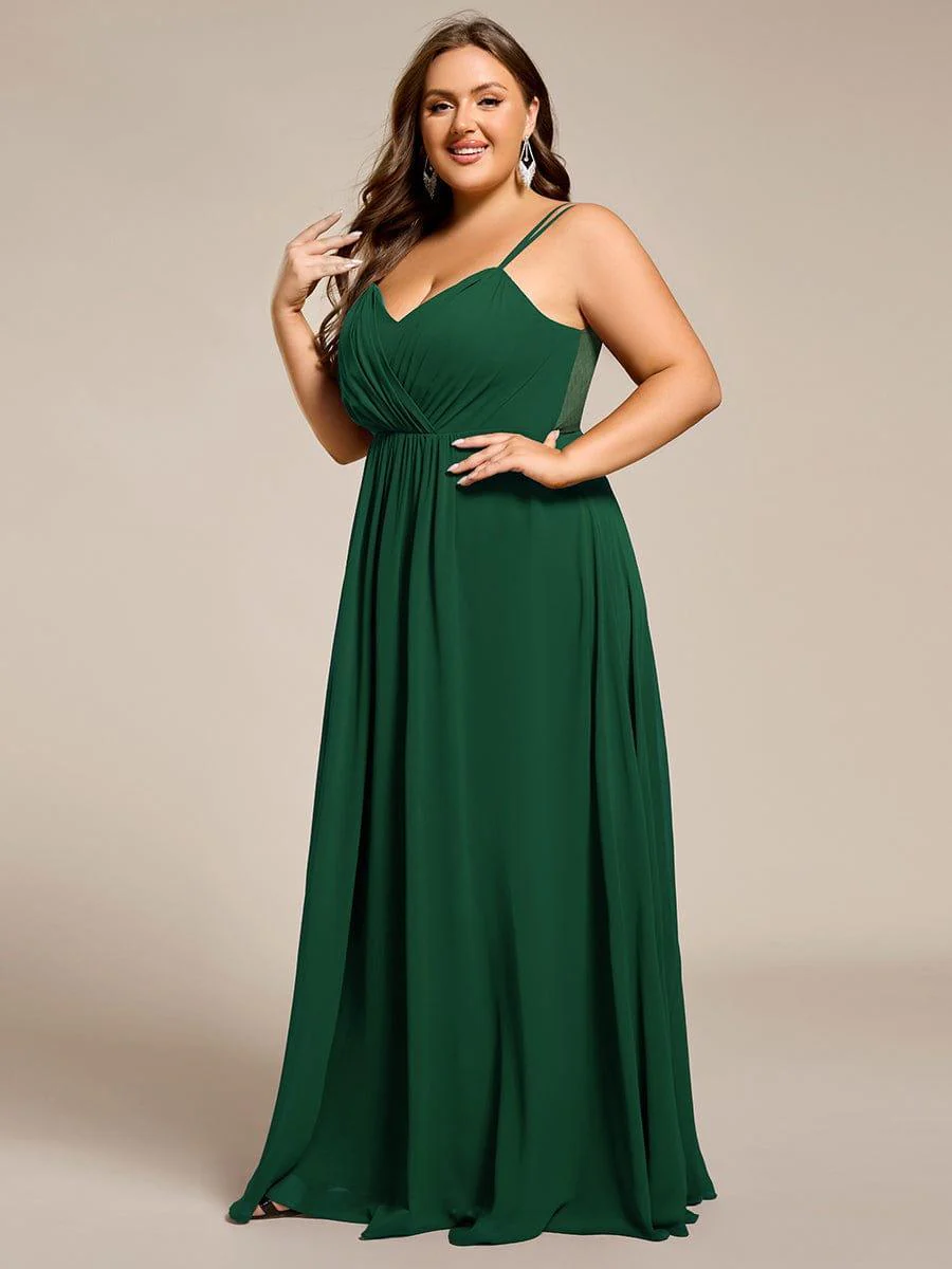 ever RUBY|Multiway Chiffon and Lace Open Back Bridesmaid Dress with Spaghetti Straps (Final Sale) - Image 43