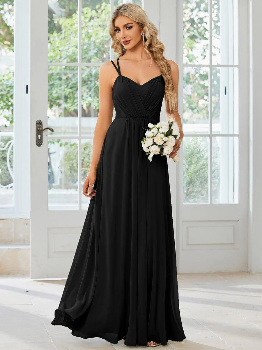 ever RUBY|Multiway Chiffon and Lace Open Back Bridesmaid Dress with Spaghetti Straps (Final Sale) - Image 50