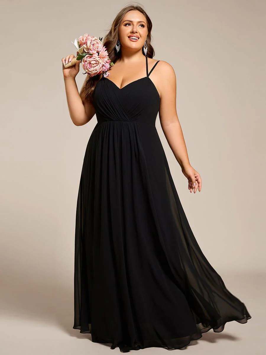 ever RUBY|Multiway Chiffon and Lace Open Back Bridesmaid Dress with Spaghetti Straps (Final Sale) - Image 53