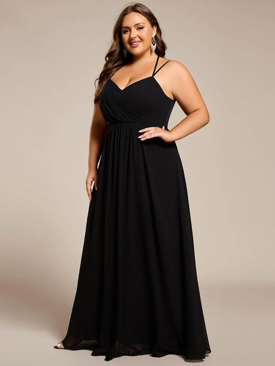 ever RUBY|Multiway Chiffon and Lace Open Back Bridesmaid Dress with Spaghetti Straps (Final Sale) - Image 56