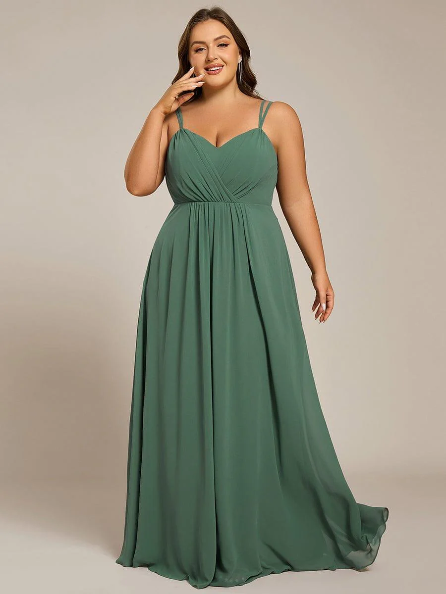 ever RUBY|Multiway Chiffon and Lace Open Back Bridesmaid Dress with Spaghetti Straps (Final Sale) - Image 73