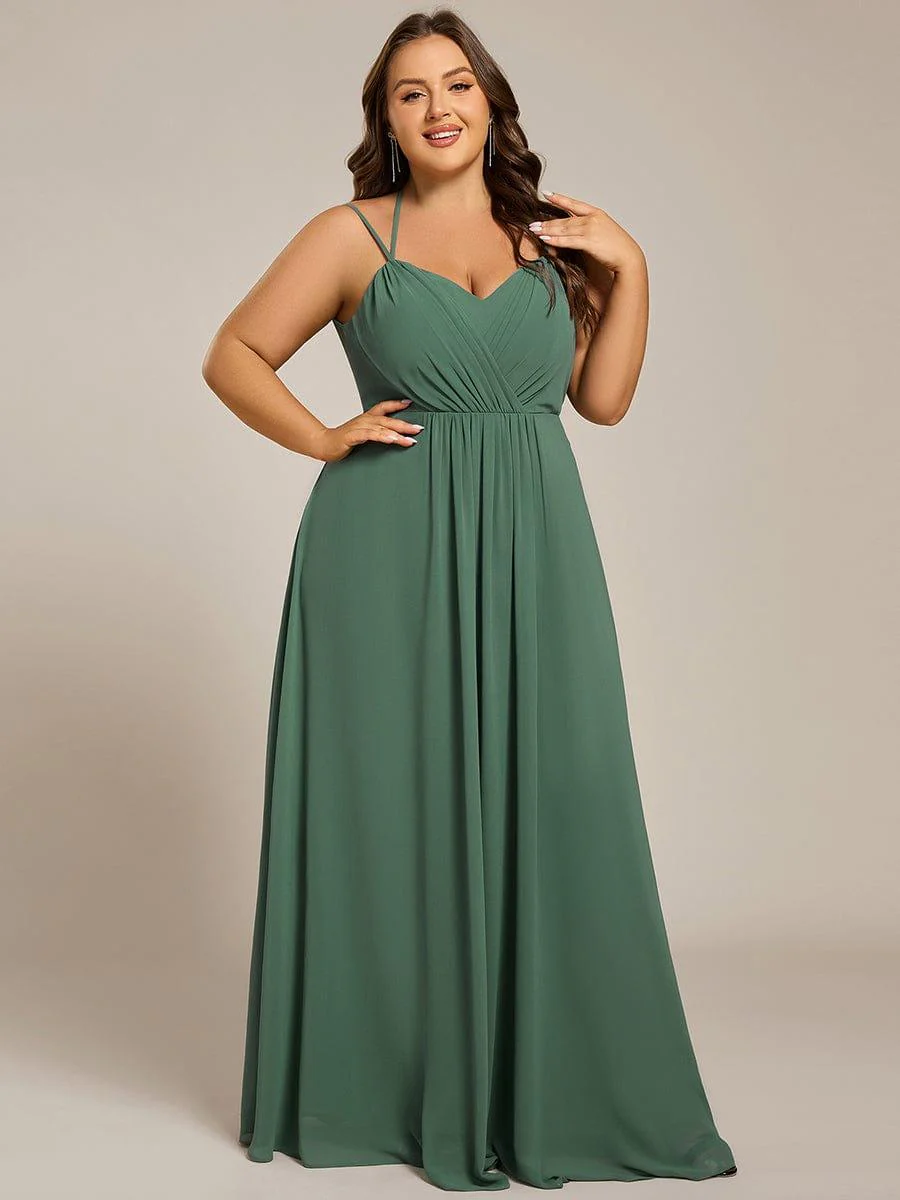 ever RUBY|Multiway Chiffon and Lace Open Back Bridesmaid Dress with Spaghetti Straps (Final Sale) - Image 74