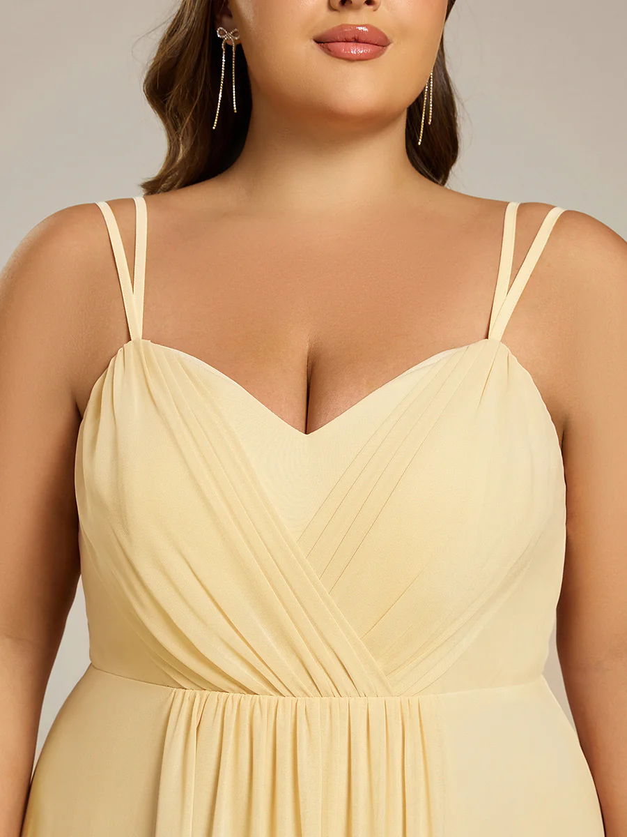 ever RUBY|Multiway Chiffon and Lace Open Back Bridesmaid Dress with Spaghetti Straps (Final Sale) - Image 95
