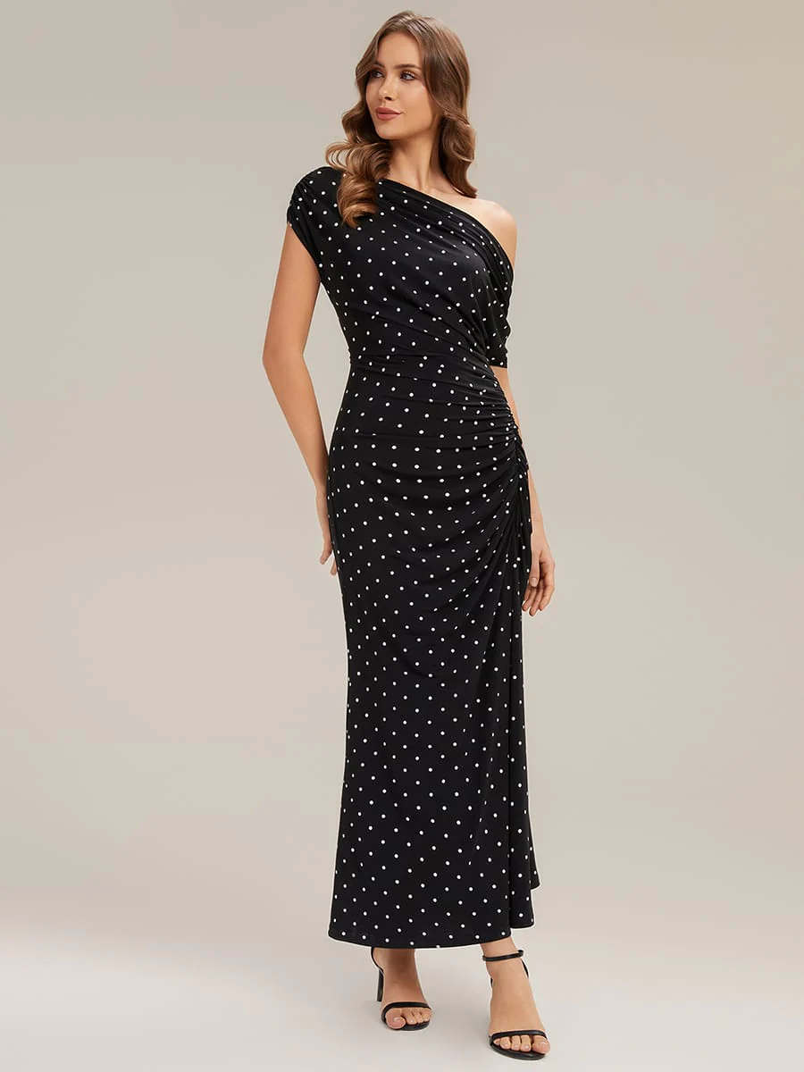 High Stretch Drop Shoulder Sleeve Dress - Image 4