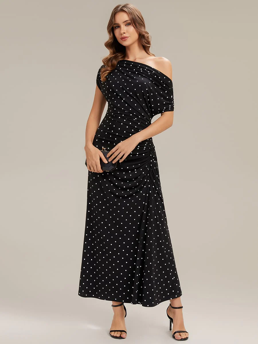 High Stretch Drop Shoulder Sleeve Dress - Image 5