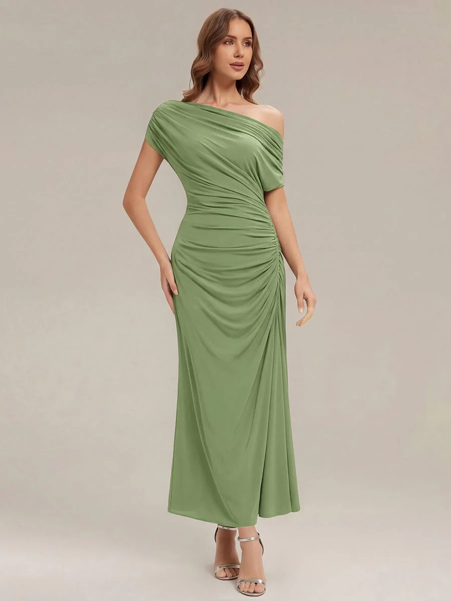 High Stretch Drop Shoulder Sleeve Dress - Image 6