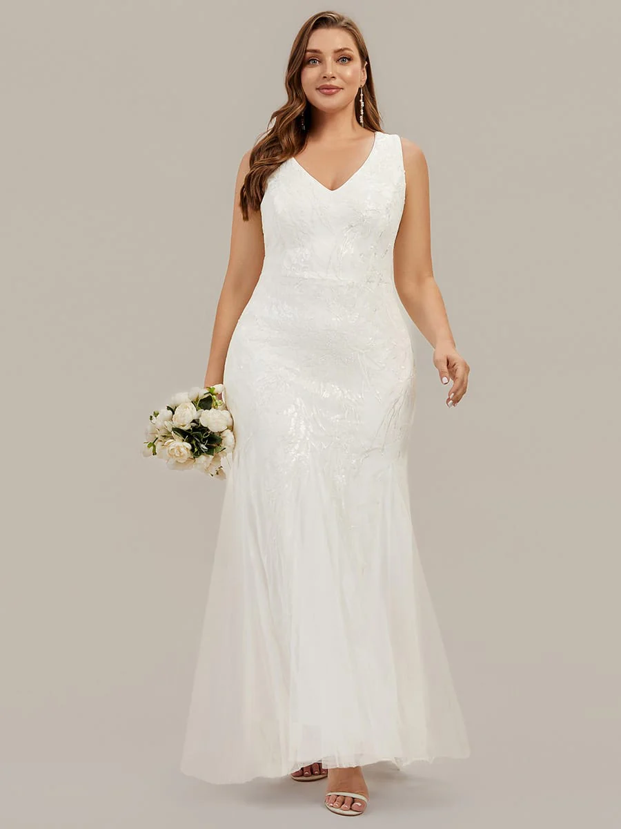 Floral Sequin Sleeveless Dress - Image 10