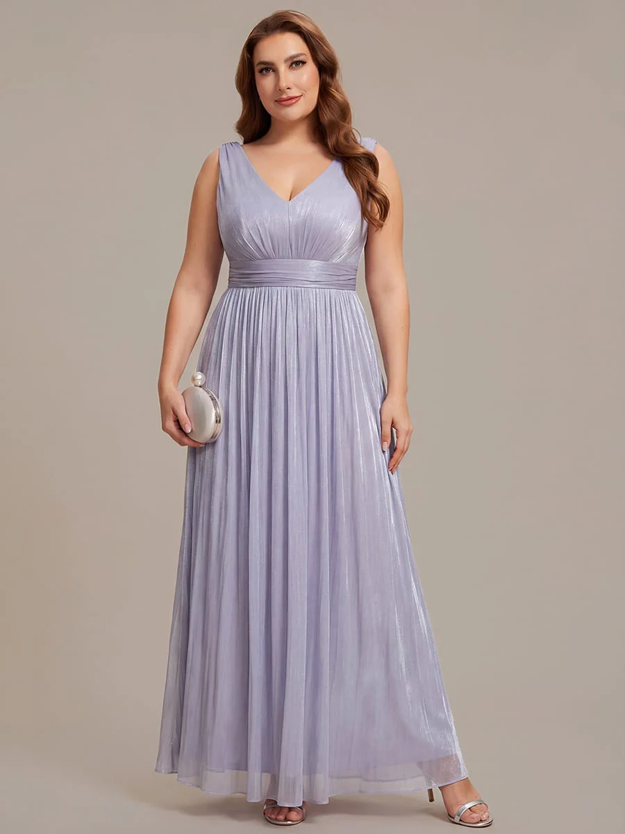 Gathered Sea-island filament fabircs Sleeveless Dress - Image 10
