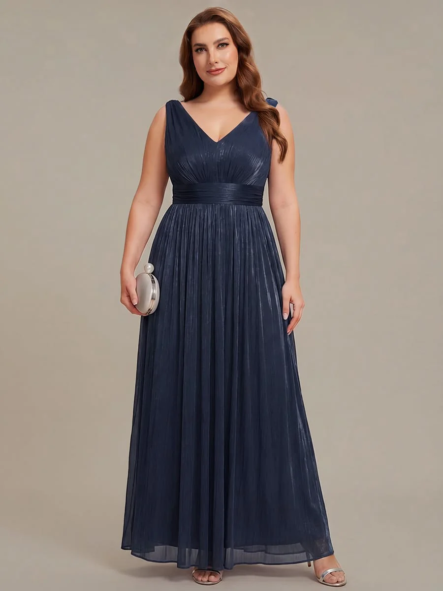 Gathered Sea-island filament fabircs Sleeveless Dress - Image 21
