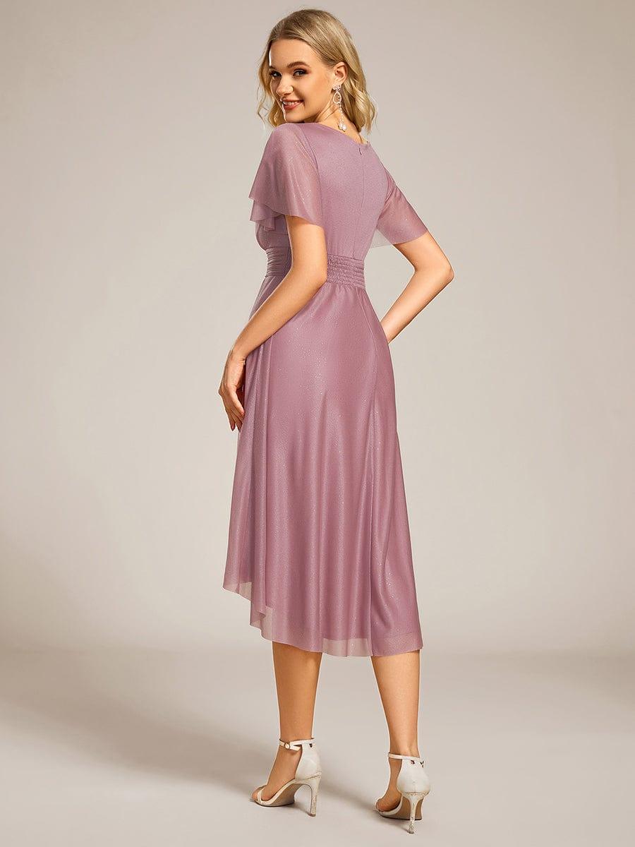 ever CLARYN|Glitter Round Neck Midi Evening Dress - Image 2