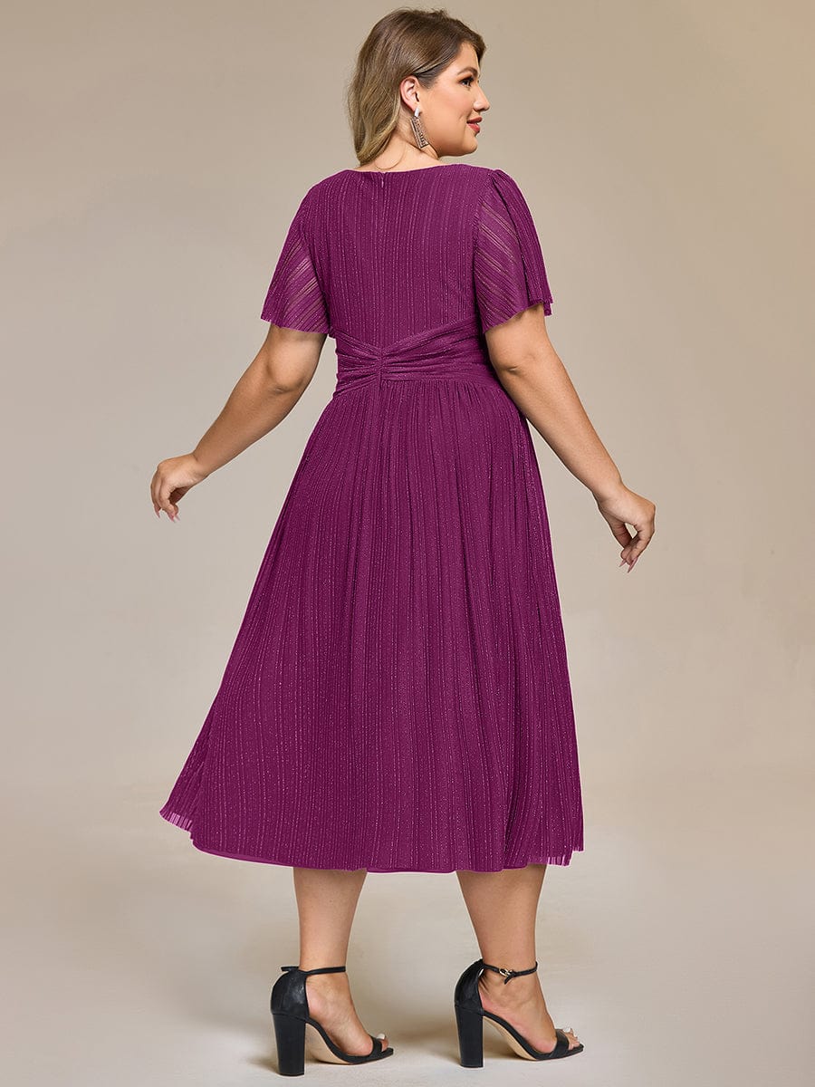 ever QUINN|Glittery Midi Evening Dress - Image 20