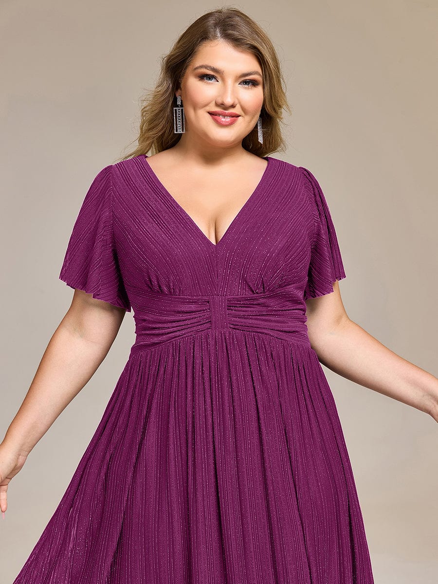 ever QUINN|Glittery Midi Evening Dress - Image 23
