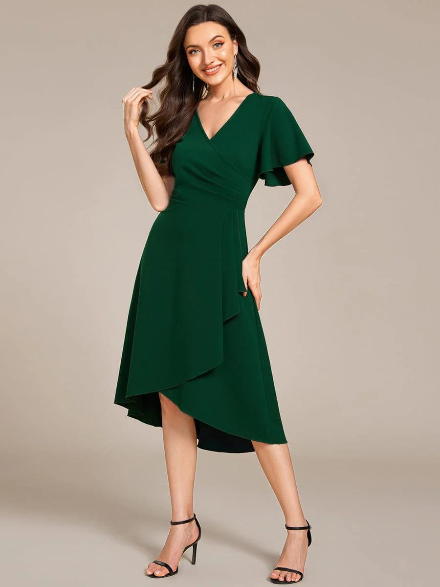 ever FALLON|High Stretch Midi Wedding Guest Dress - Image 11