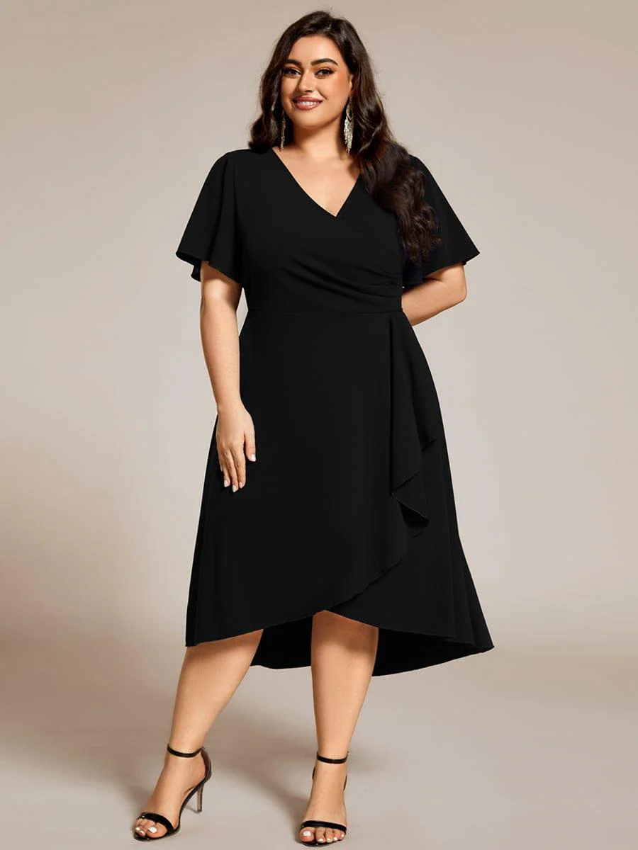 ever FALLON|High Stretch Midi Wedding Guest Dress - Image 6