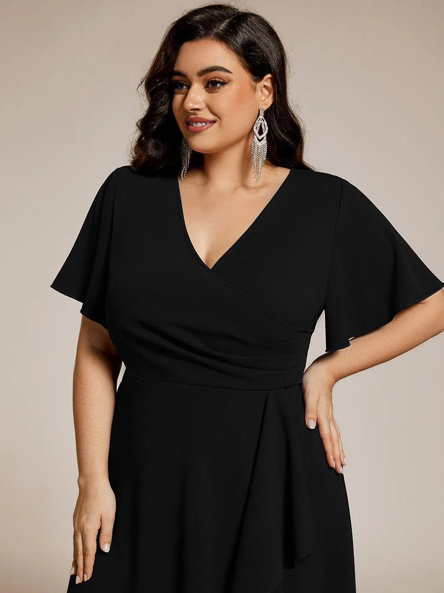 ever FALLON|High Stretch Midi Wedding Guest Dress - Image 8