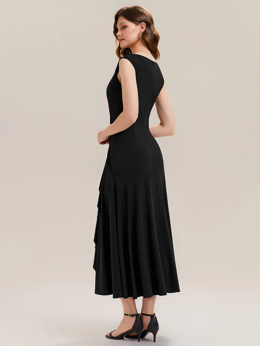 ever NORA|Knit Cap Sleeve Mermaid Dress - Image 10