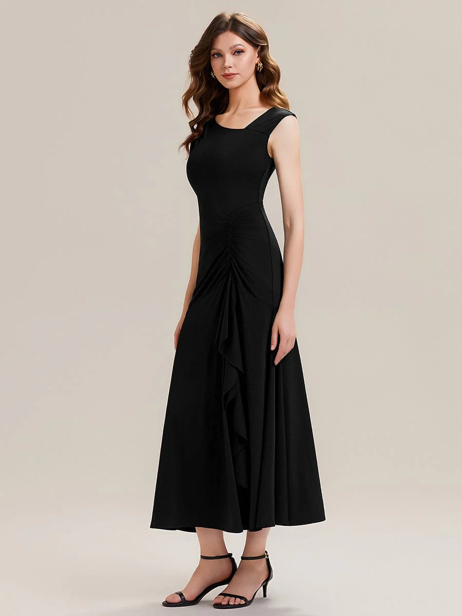 ever NORA|Knit Cap Sleeve Mermaid Dress - Image 13