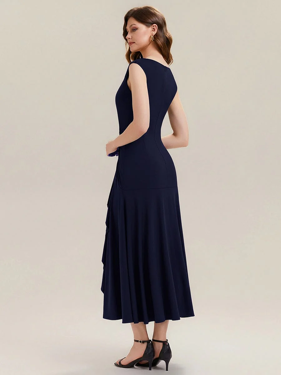 ever NORA|Knit Cap Sleeve Mermaid Dress - Image 16