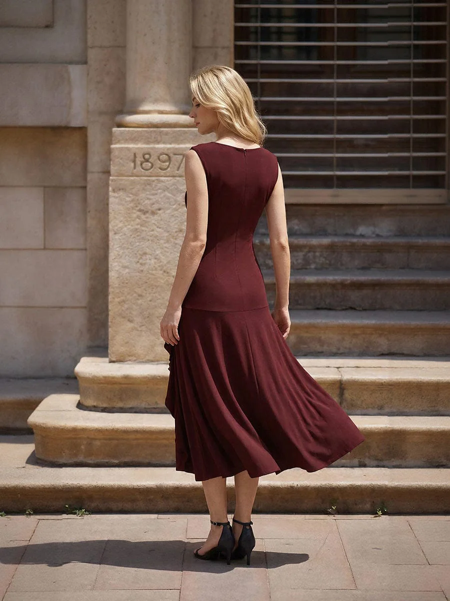 ever NORA|Knit Cap Sleeve Mermaid Dress - Image 20