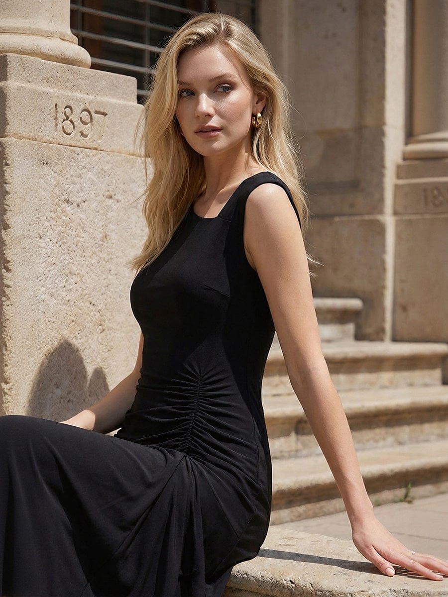 ever NORA|Knit Cap Sleeve Mermaid Dress - Image 23
