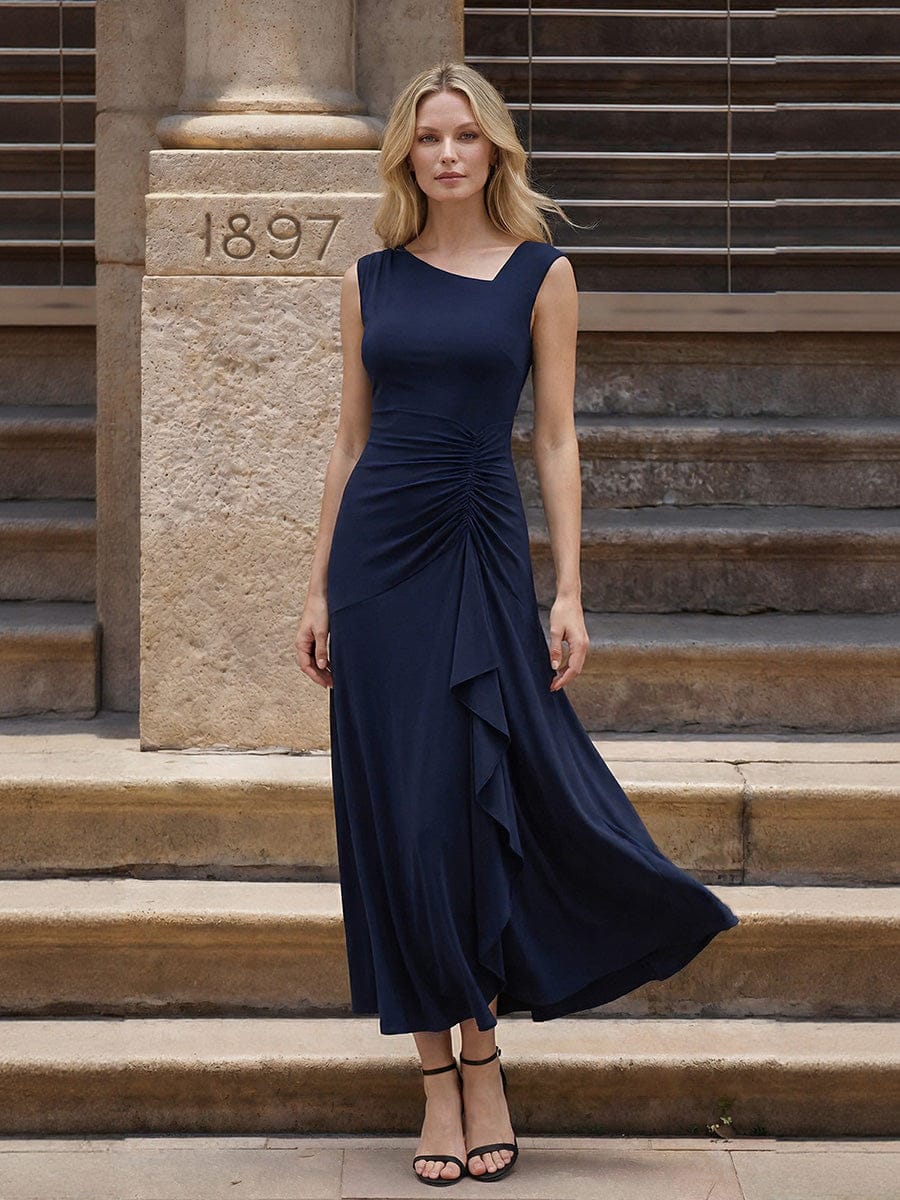 ever NORA|Knit Cap Sleeve Mermaid Dress - Image 4