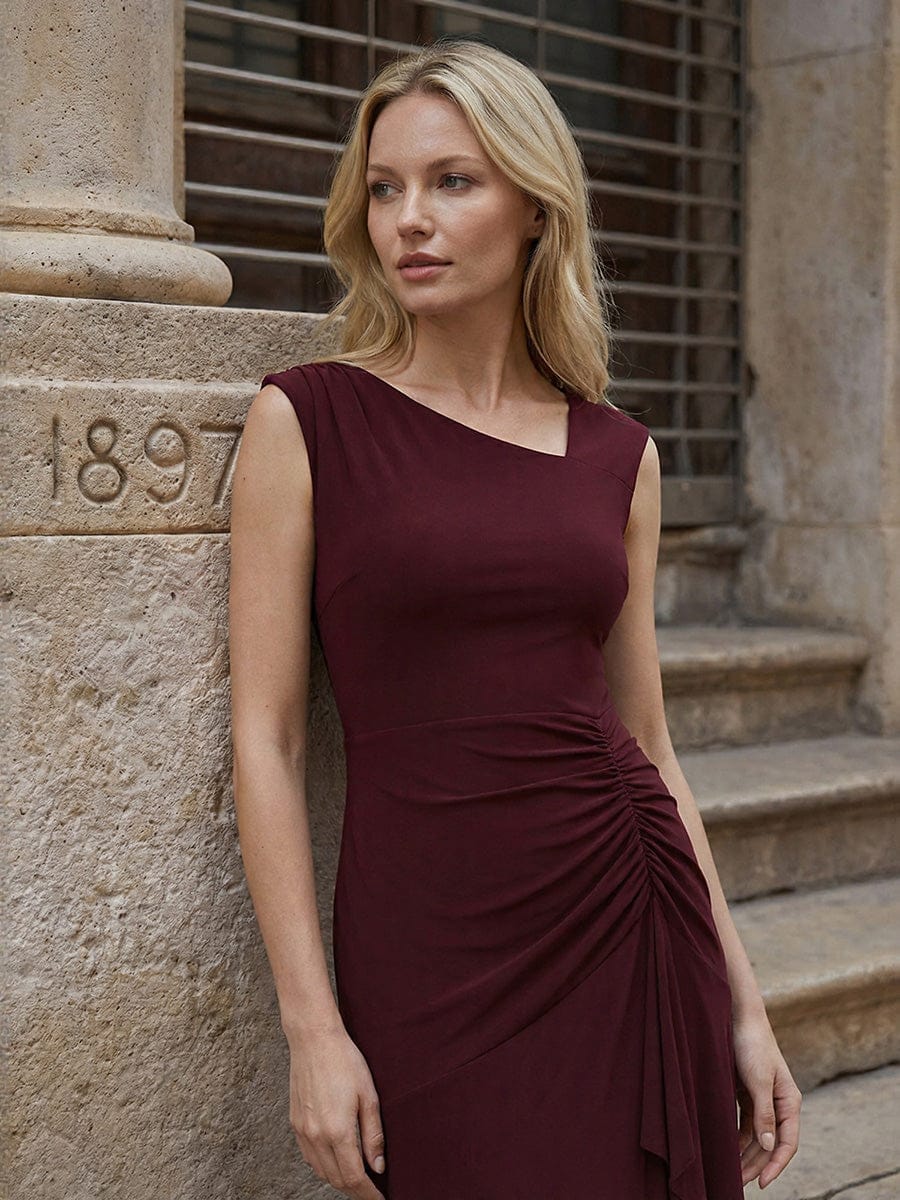ever NORA|Knit Cap Sleeve Mermaid Dress - Image 5