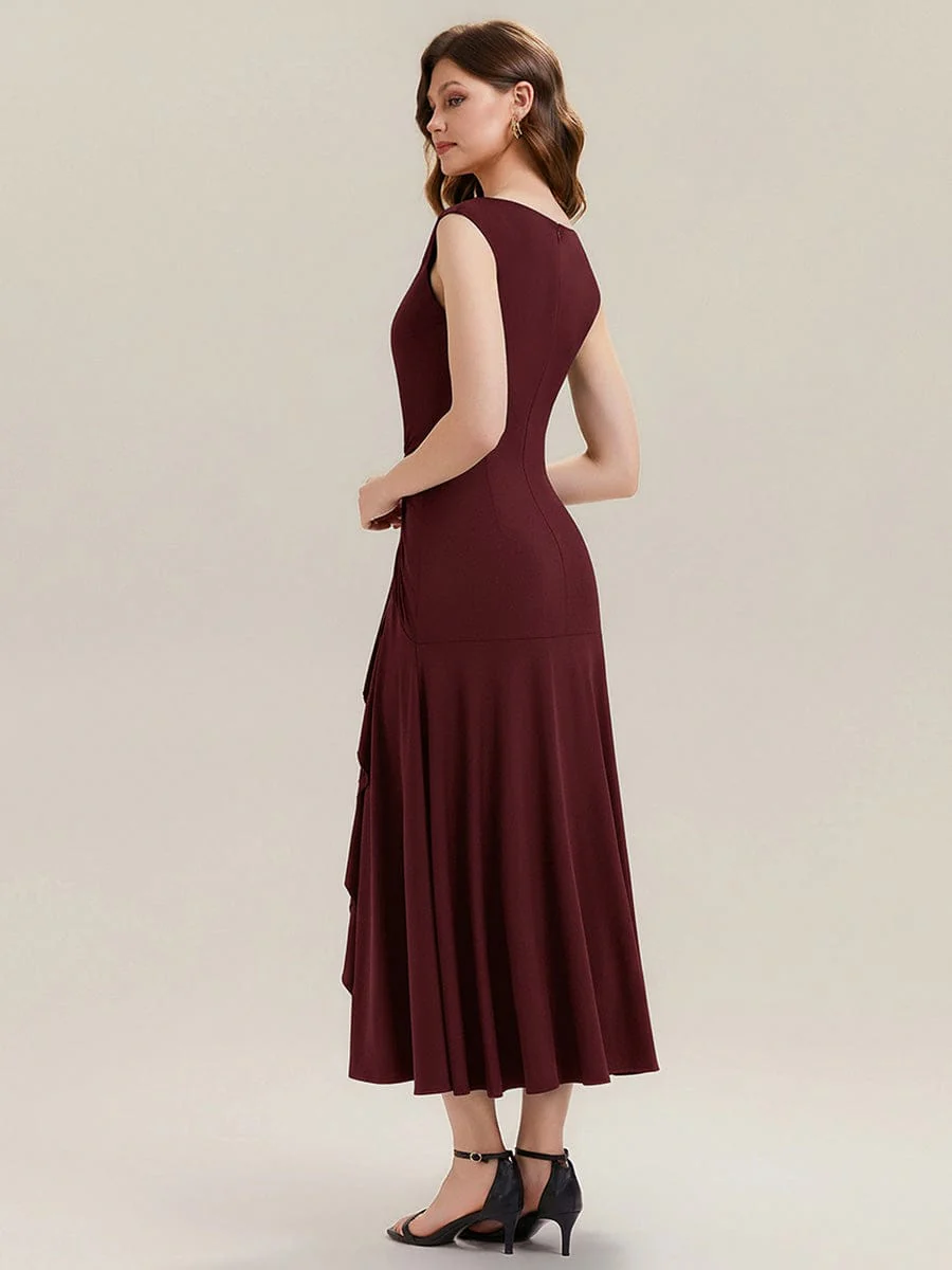 ever NORA|Knit Cap Sleeve Mermaid Dress - Image 6